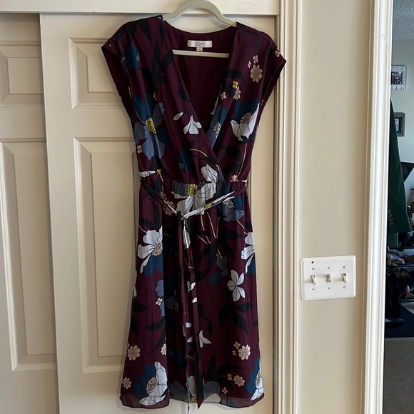 LOFT Dresses Loft Floral Dress Poshmark